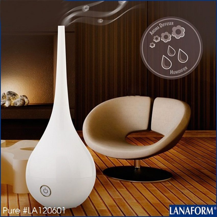 Máy tạo ẩm siêu âm và khuếch tán tinh dầu Lanaform Pure LA120601 - Hàng chính hãng