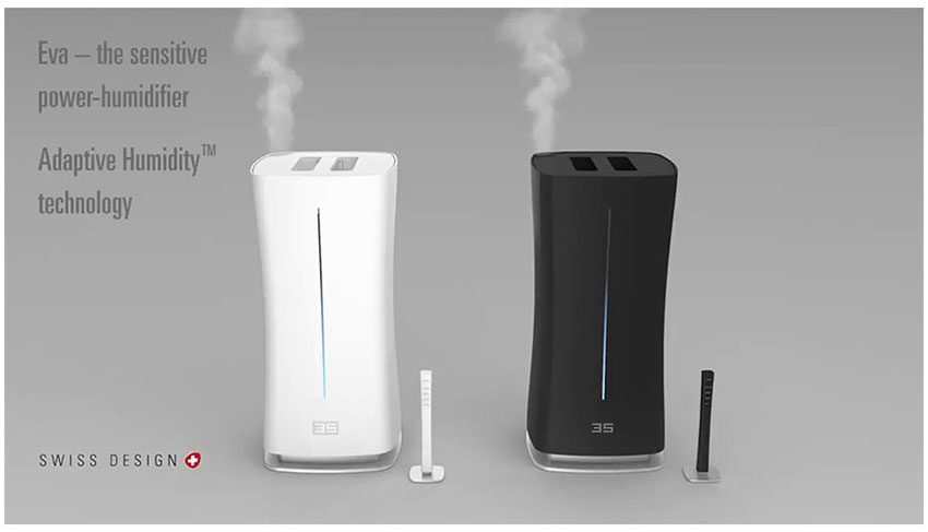 Thiết kế hiện đại, sang trọng của máy tạo ẩm và lọc không khí Inverter Stadler Form Eva