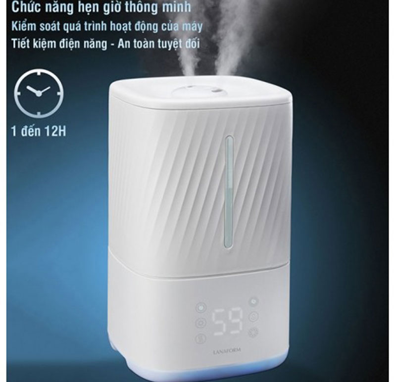 Máy tạo ẩm và khuếch tán tinh dầu công nghệ siêu âm Lanaform Napo LA120125 - Hàng chính hãng
