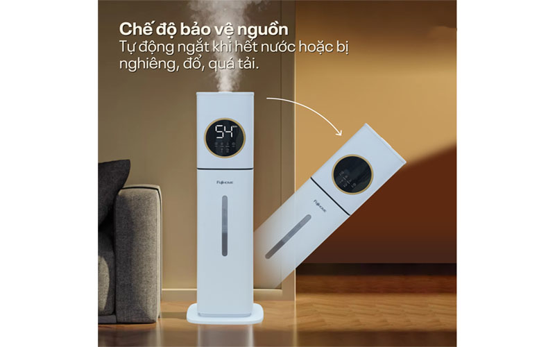 Chế độ an toàn của Máy tạo ẩm, xông tinh dầu, khử khuẩn UV Fujihome HM09UV1