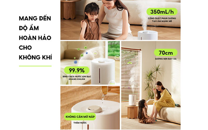 Máy tạo độ ẩm Bear SB-TA50M - Hàng chính hãng