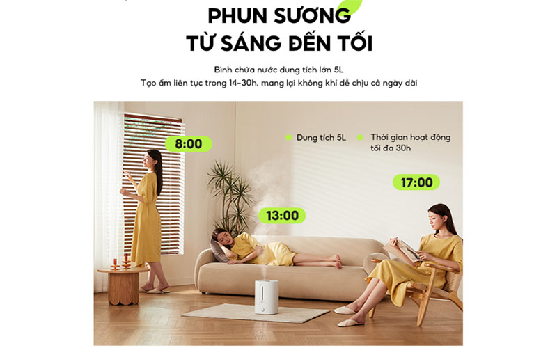 Máy tạo độ ẩm Bear SB-TA50M - Hàng chính hãng