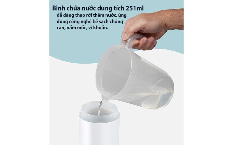 Máy phun sương tạo độ ẩm Homedics UHE-CMP15-WT - Hàng chính hãng