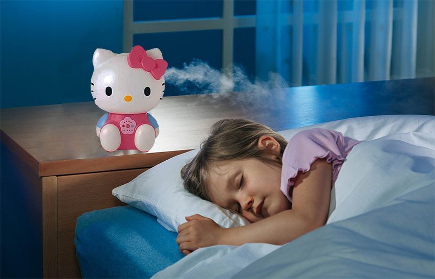 Máy tạo ẩm công nghệ siêu âm Lanaform Hello Kitty LA120116 - Hàng chính hãng