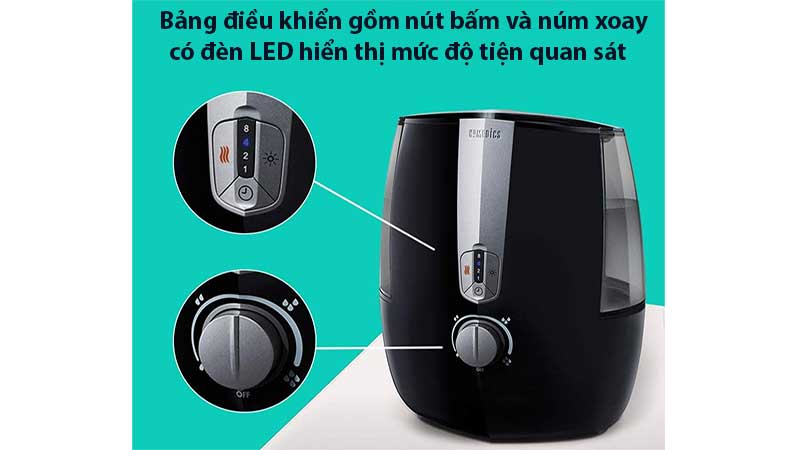 Máy tạo độ ẩm siêu âm Homedics UHE-WM16 - Hàng chính hãng