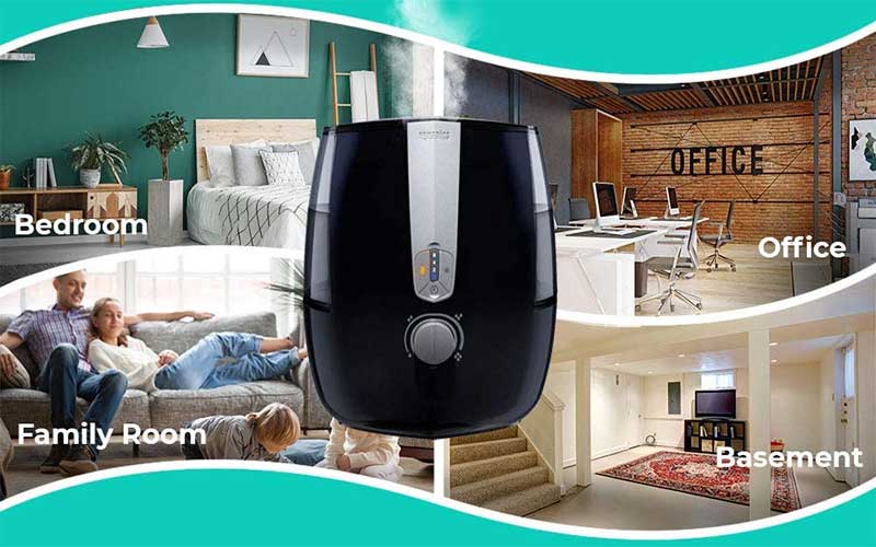 Máy tạo độ ẩm siêu âm Homedics UHE-WM16 - Hàng chính hãng