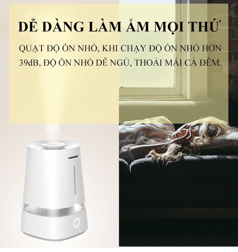 Máy tạo độ ẩm Tiross TS-8431 - Hàng chính hãng