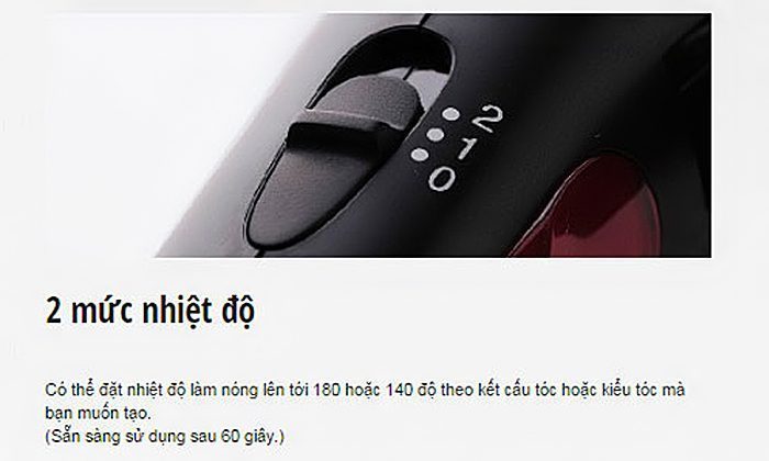 Máy tạo kiểu tóc Panasonic EH-HT40-K645 - Hàng chính hãng
