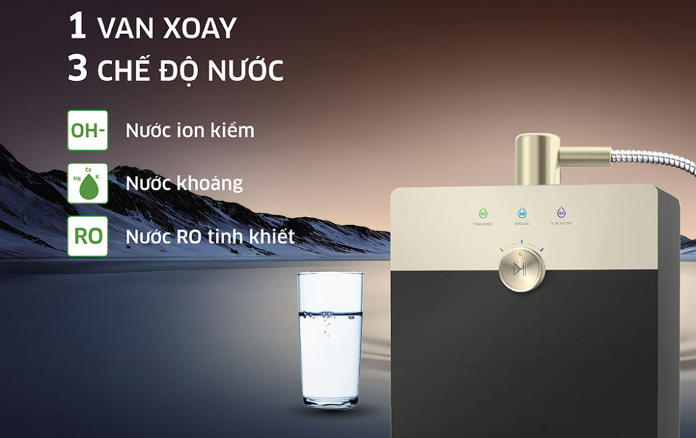 Máy tạo nước Hydrogen ion kiềm Kangaroo Sumire KGRF04E - Hàng chính hãng