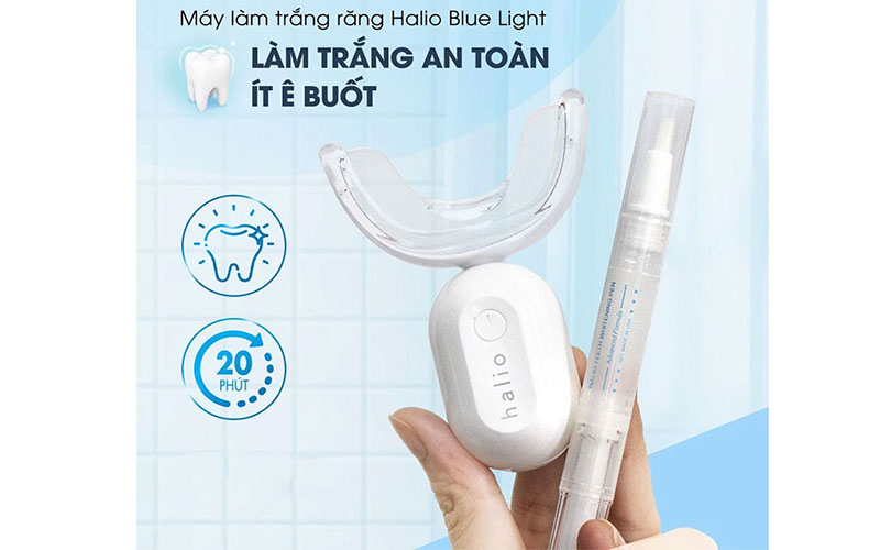 Máy tẩy trắng răng Halio Blue Light Professional Teeth Whitening Enhancer - Hàng chính hãng