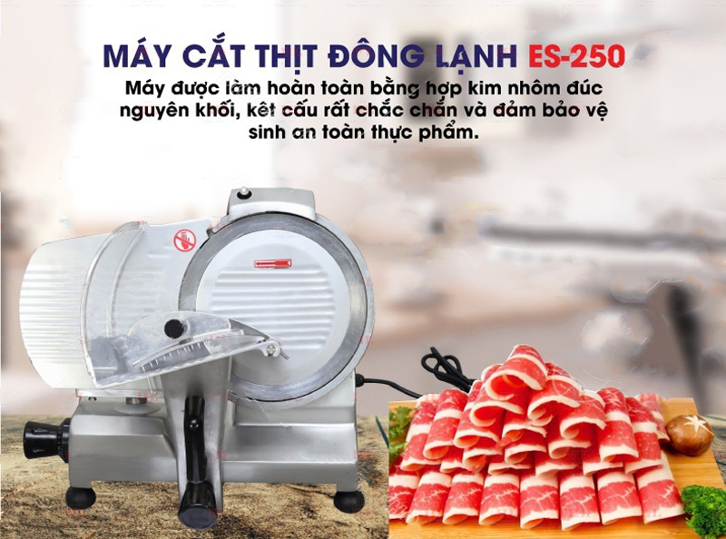Máy thái thịt Shunling SL250ES-10 - Hàng chính hãng