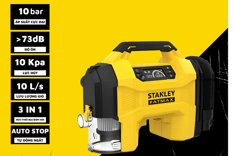 Máy hút thổi bụi, bơm hơi Stanley SXVI02001 - Hàng chính hãng
