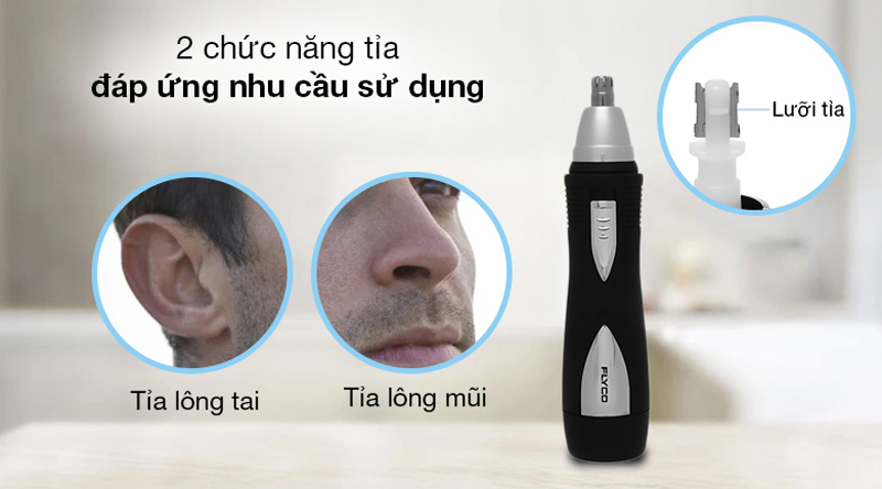 Máy cắt tỉa lông mũi Flyco FS7805VN - Hàng chính hãng