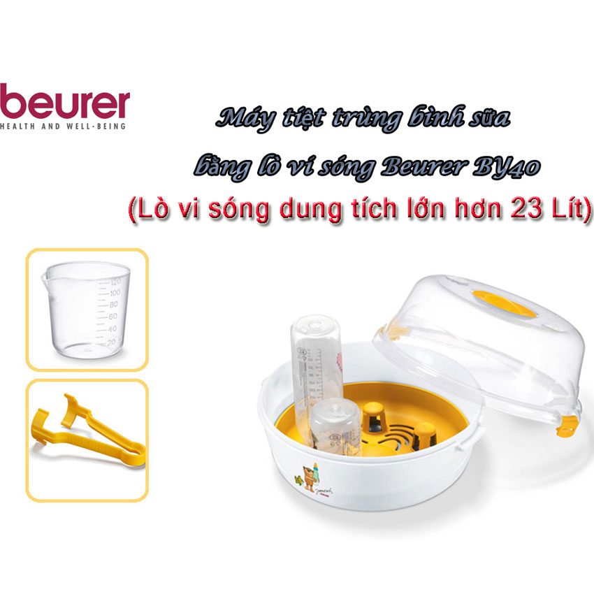 Máy tiệt trùng bình sữa Beurer JBY40 - Hàng chính hãng