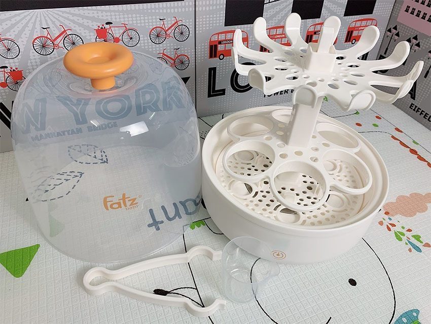 Máy tiệt trùng bình sữa FatzBaby FB403SL - Hàng chính hãng