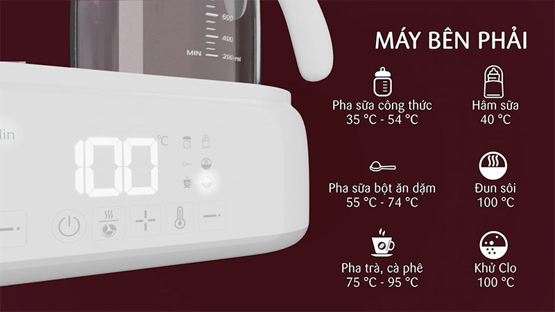 Máy tiệt trùng bình sữa Fatzbaby Multimax 2 FB9013SL