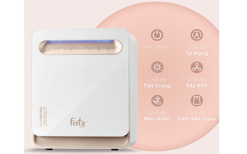 Máy tiệt trùng sấy khô Fatzbaby King 2 Plus FB4725BT - Hàng chính hãng