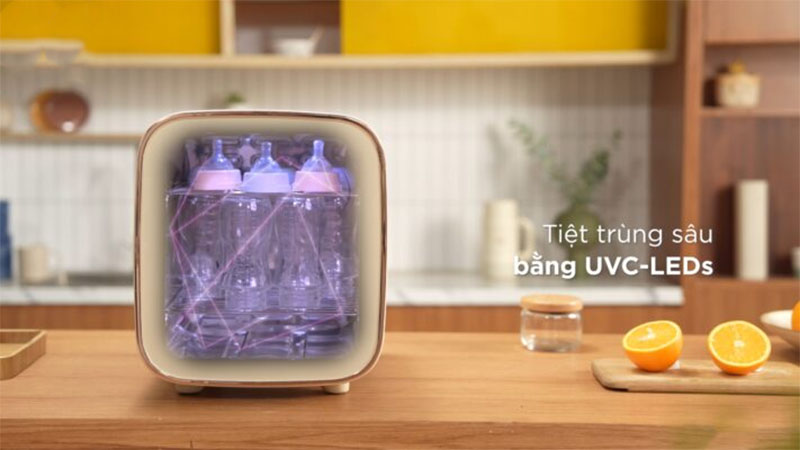 Máy tiệt trùng sấy khô UVC LED King 6 Fatzbaby FB4723VN - Hàng chính hãng