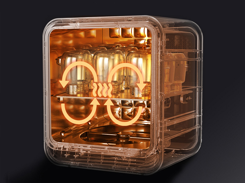 Máy tiệt trùng sấy khô UV Fatzbaby FB4722BT - Hàng chính hãng