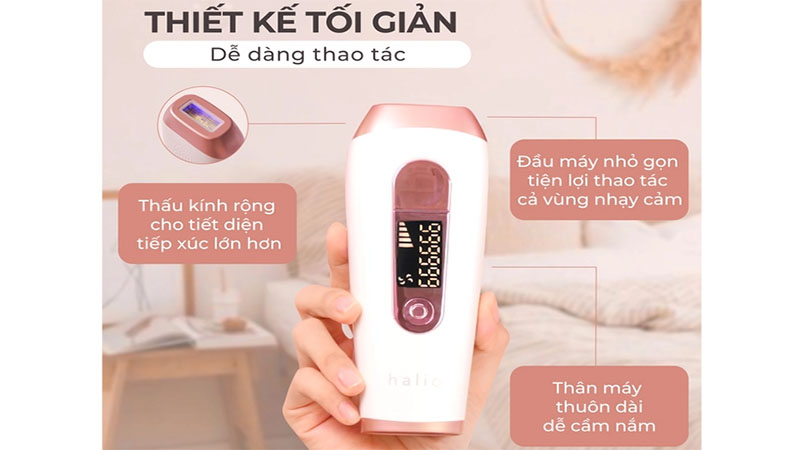 Máy triệt lông cá nhân Halio IPL Hair Removal Device - Hàng chính hãng