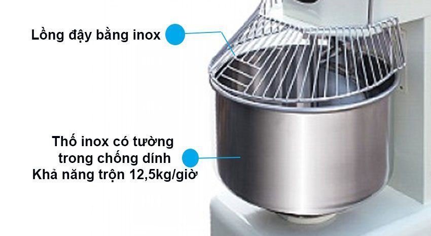 Chất liệu của máy trộn bột 28 lít Berjaya BJY-SM30D