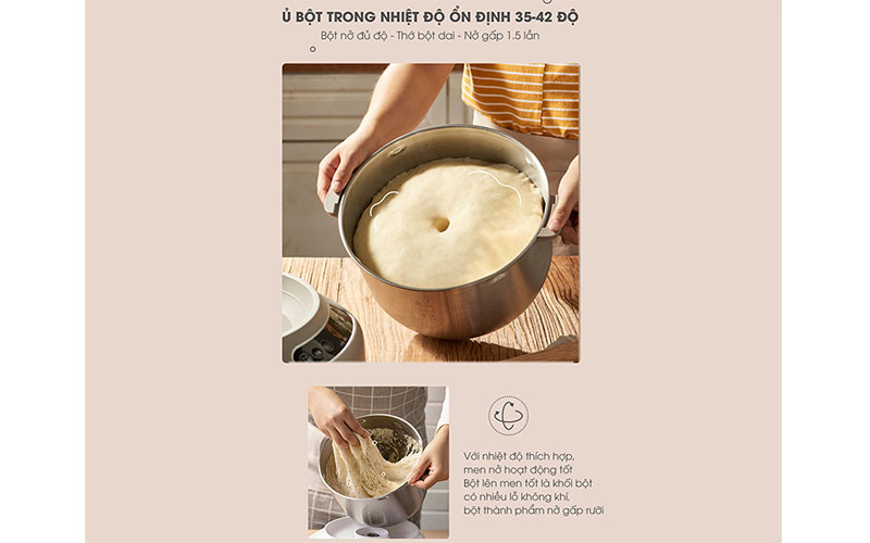 Máy trộn bột Bear DM-B70V1 - Hàng chính hãng