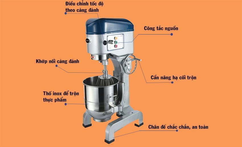 Máy trộn bột Berjaya BJY- BM40 - Hàng chính hãng