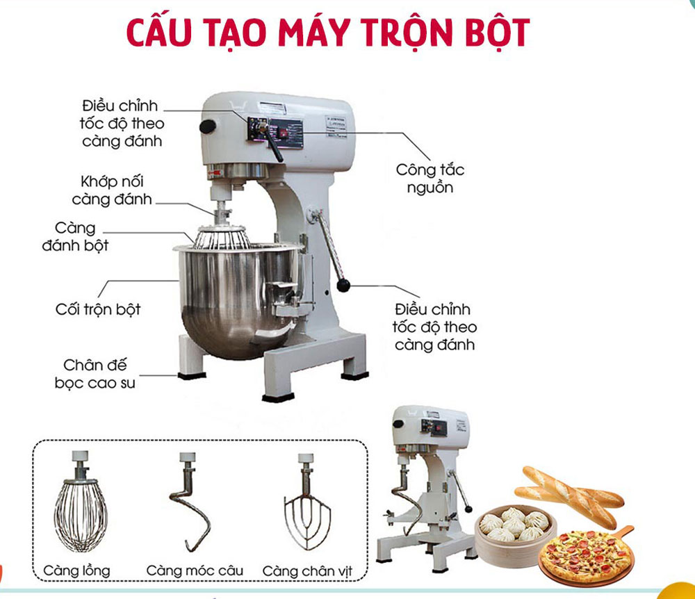 Máy trộn bột Luxury LX30 - Hàng chính hãng