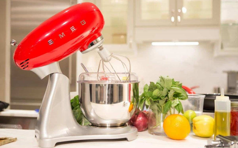 Máy trộn bột Smeg SMF02RDEU Red - Hàng chính hãng