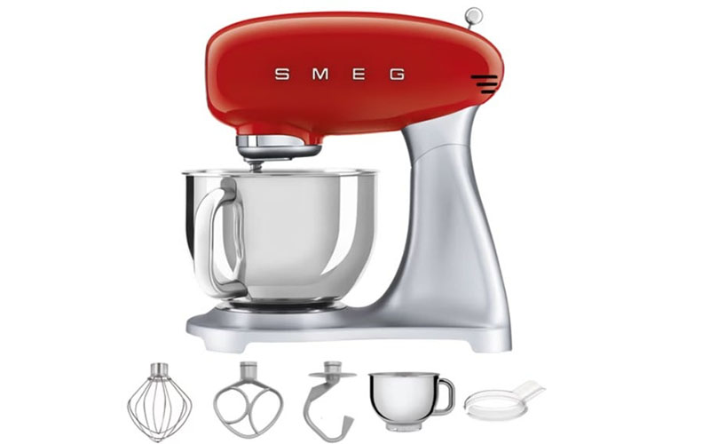 Máy trộn bột Smeg SMF02RDEU Red - Hàng chính hãng