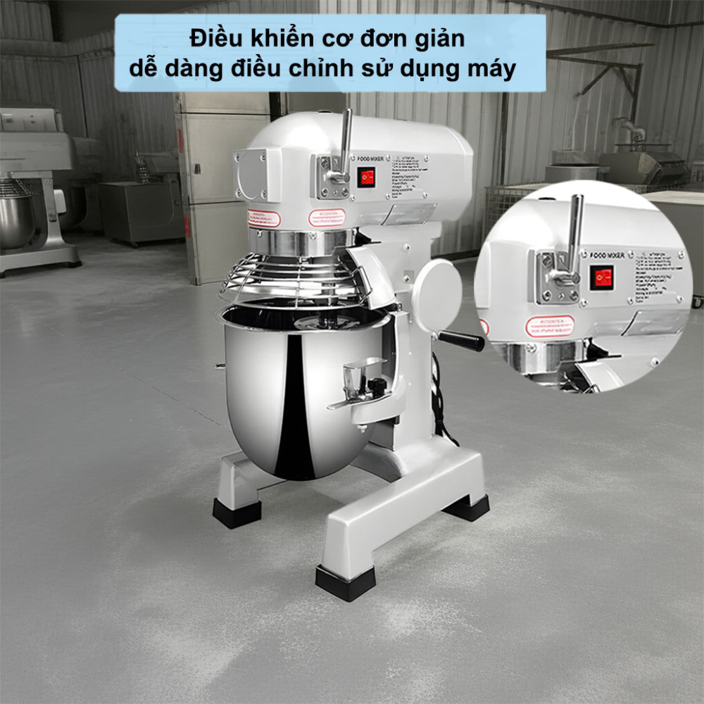 Máy trộn bột công nghiệp Vigevr WG-B20 điều khiển cơ dễ sử dụng