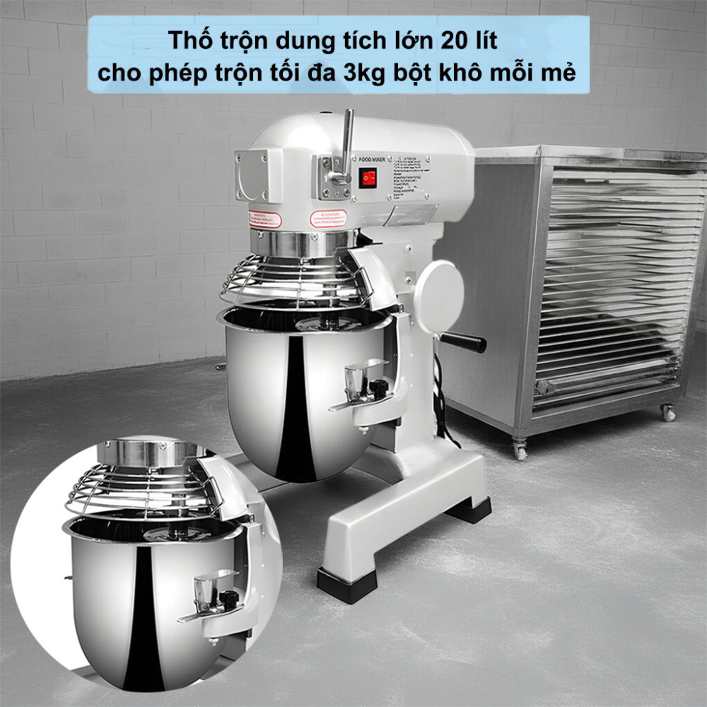 Máy trộn bột công nghiệp Vigevr WG-B20 dung tích lớn
