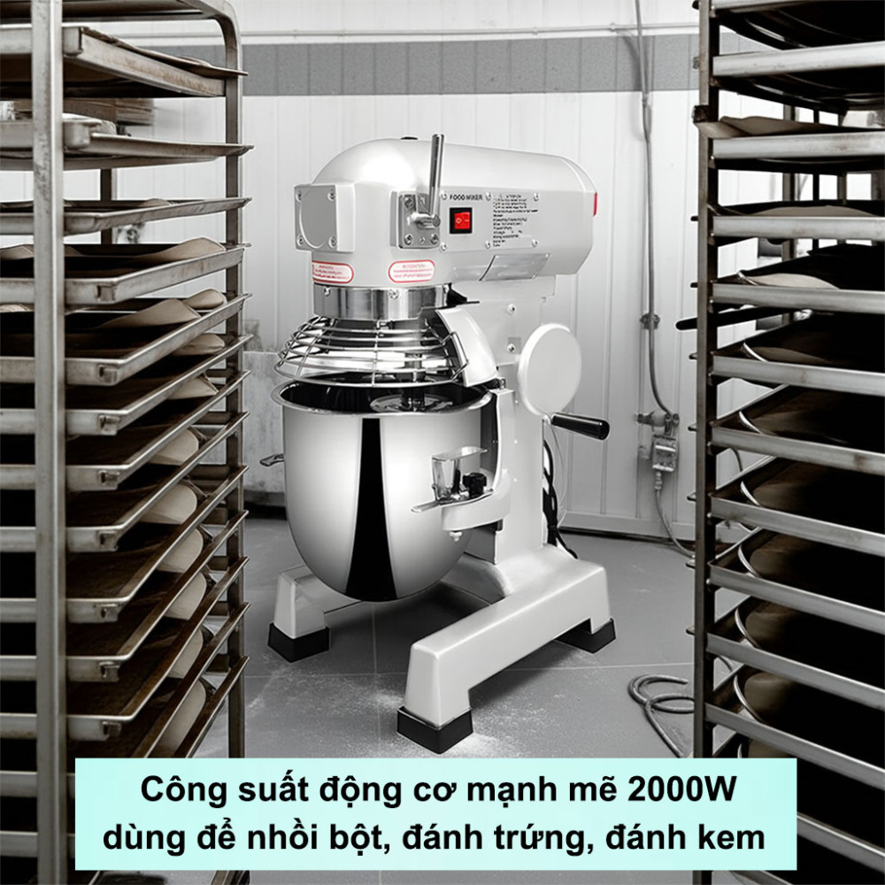 Máy trộn bột công nghiệp Vigevr WG-B40 công suất hoạt động mạnh mẽ 