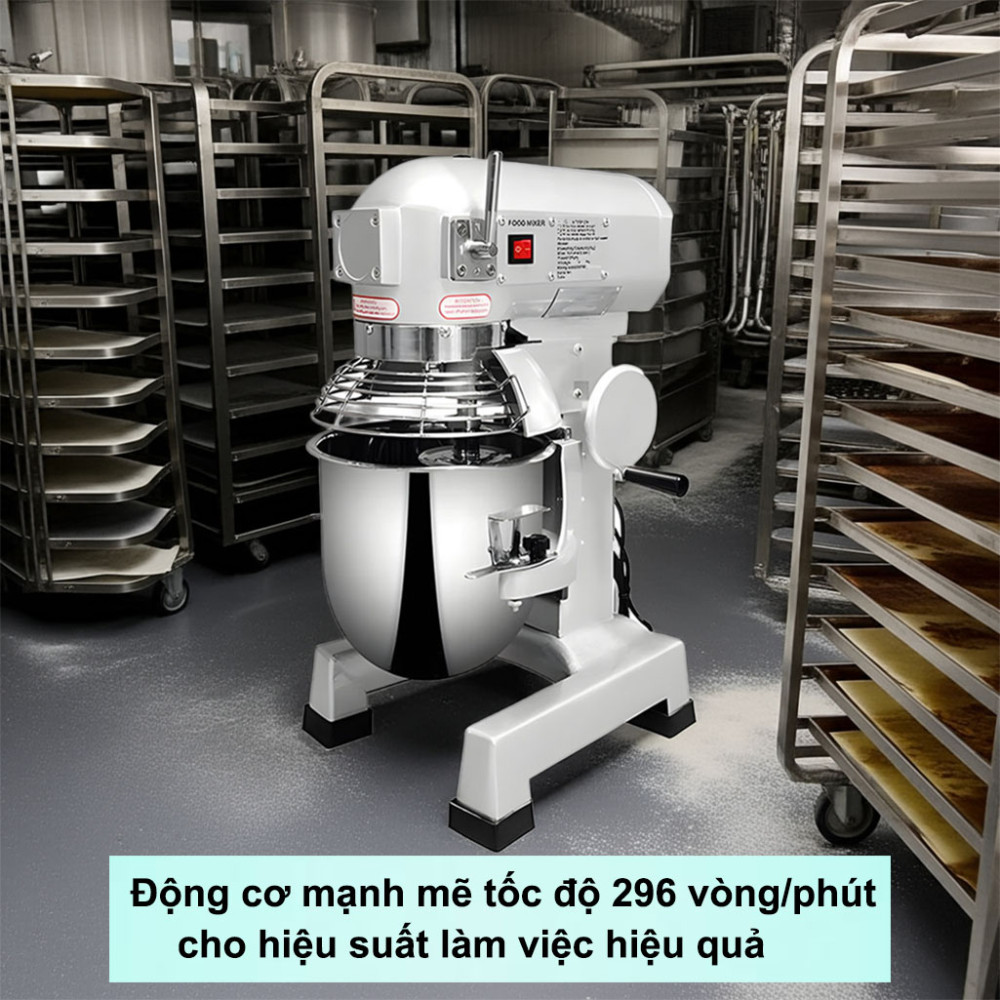 Máy trộn bột công nghiệp Vigevr WG-B40 tốc độ của động cơ mạnh mẽ cho hiệu suất làm việc hiệu quả