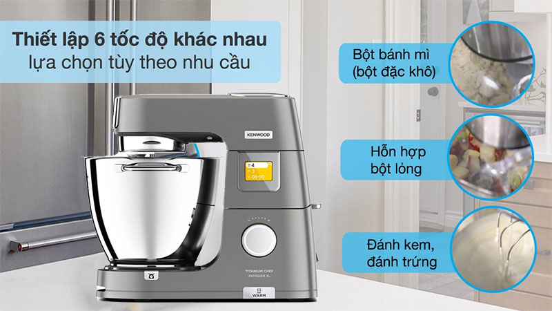 Máy trộn đa năng Kenwood KWL90.004SI - Hàng chính hãng