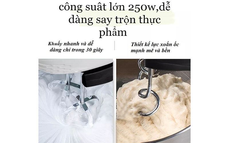Công suất của Máy đánh trứng trộn bột Sokany CX-6620