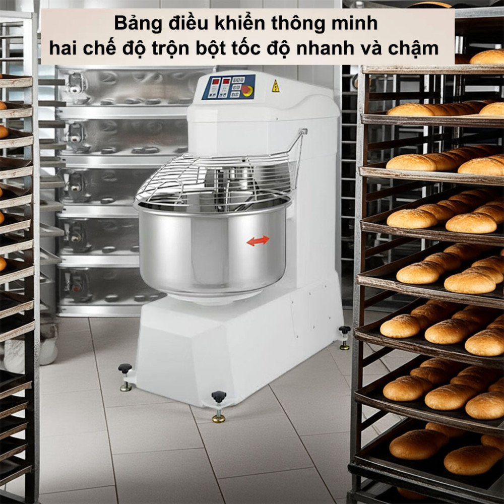 Máy trộn bột xoắn ốc công nghiệp Vigevr BND-75KG - Hàng chính hãng