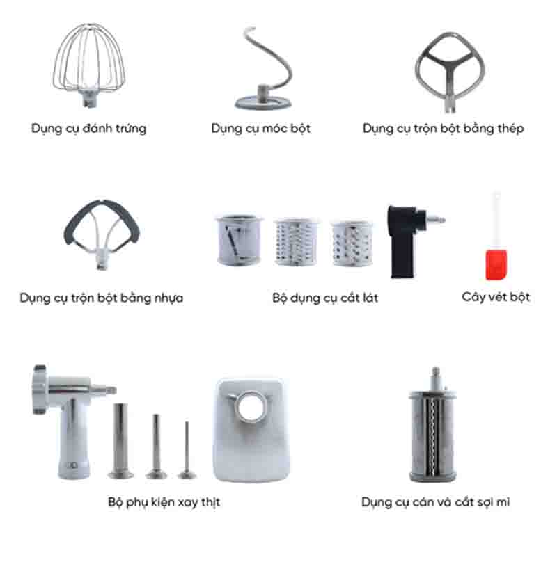 Máy trộn đa năng Kuchenzimmer STAND MIXER 002813 - Hàng chính hãng