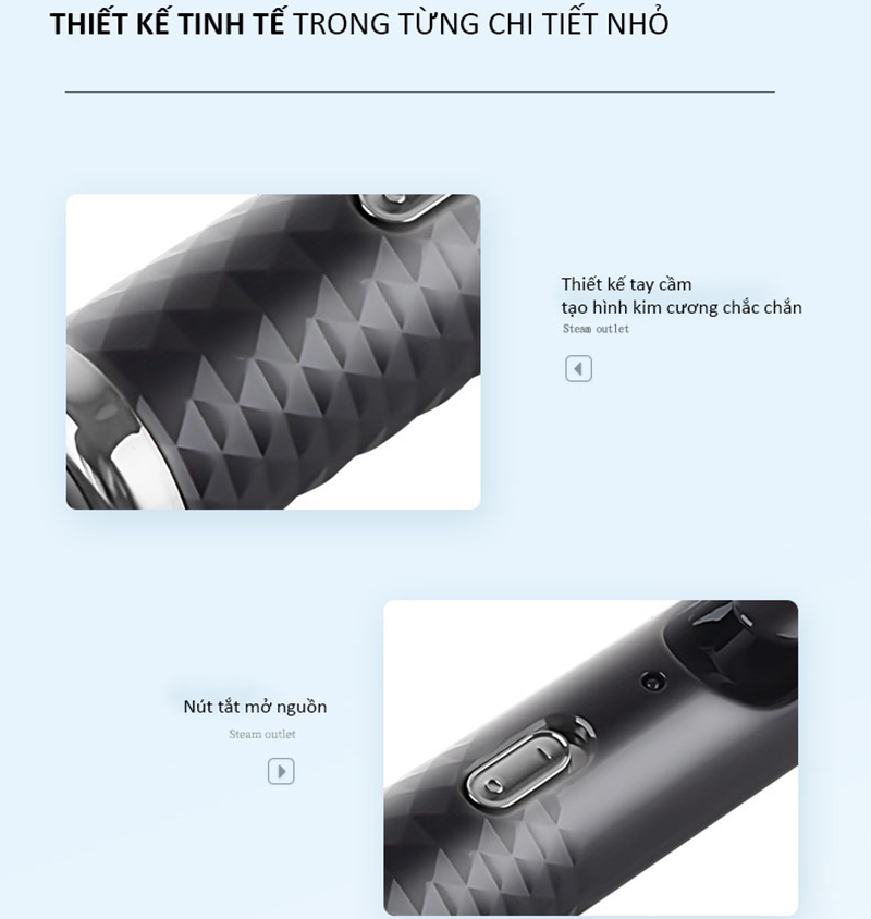 Máy uốn duỗi tóc 2 trong 1 K-SKIN KD3886A - Hàng chính hãng