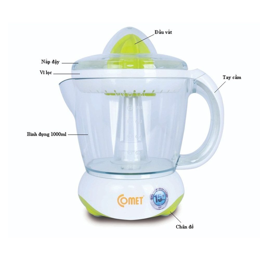 Kích thước của máy vắt cam Comet CM9922