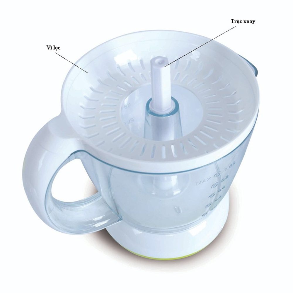 Vĩ lịc và trục xoay của máy vắt cam Comet CM9922