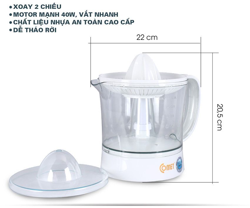 Máy vắt cam Comet CM9929 - Hàng chính hãng