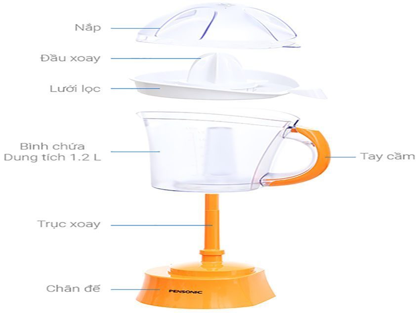 Máy vắt cam Pensonic PJ-101 - Hàng chính hãng