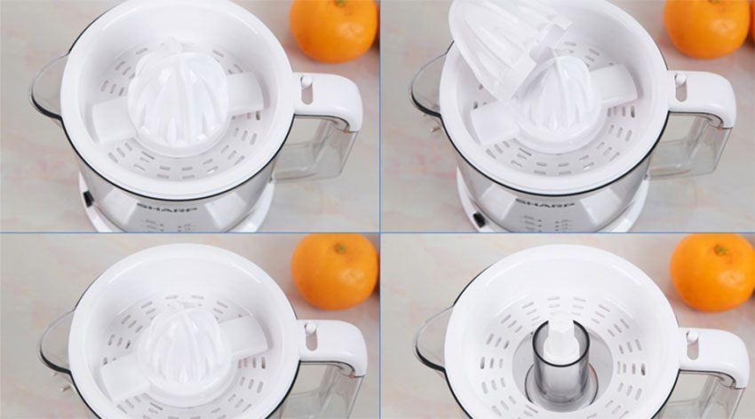 Máy vắt cam Sharp EJ-J256-WH - Hàng chính hãng