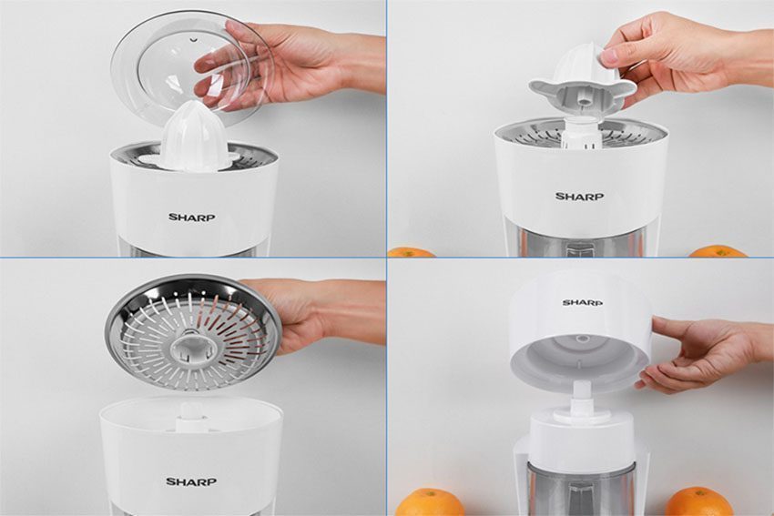 Máy vắt cam Sharp EJ-J408-WH - Hàng chính hãng