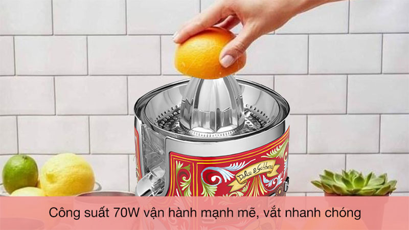 Máy vắt cam Smeg D&G CJF01DGEU - Hàng chính hãng