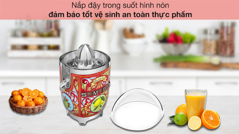 Máy vắt cam Smeg D&G CJF01DGEU - Hàng chính hãng