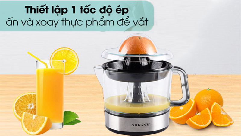 Máy vắt cam Sokany JE-623D - Hàng chính hãng