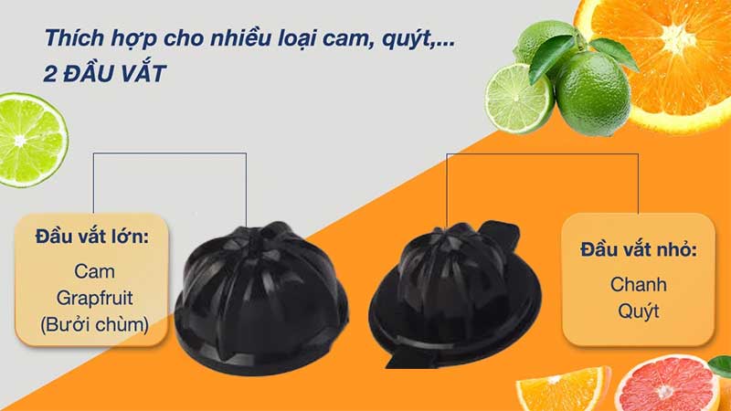 Máy vắt cam dùng điện Ririhong VA-6016A - Hàng chính hãng