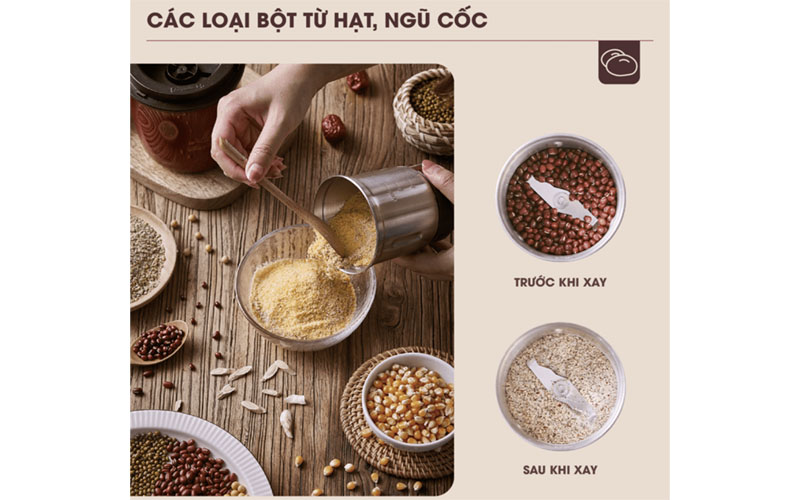 Máy xay bột khô Bear MDJ-A02G3